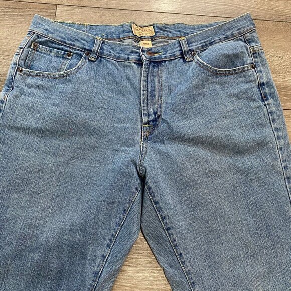 Steve & BARRY'S Flared Jeans Size 16 Woman’s Denim Short Blue - Picture 4 of 7